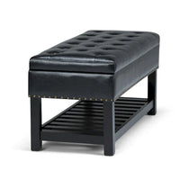 WYNDENHALL Riley banc ottoman rectangulaire 43 pouces de large - 43 W x 17 D x 19 H