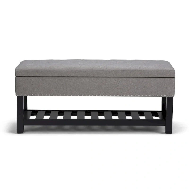 WYNDENHALL Riley banc ottoman rectangulaire 43 pouces de large - 43 W x 17 D x 19 H