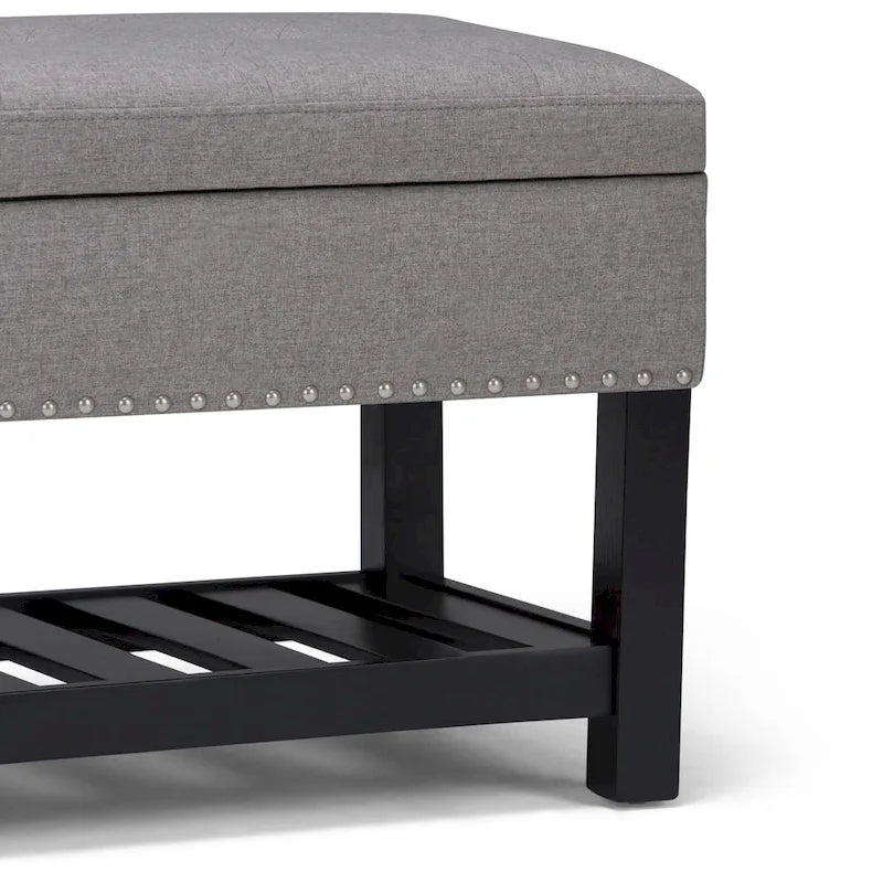 WYNDENHALL Riley banc ottoman rectangulaire 43 pouces de large - 43 W x 17 D x 19 H