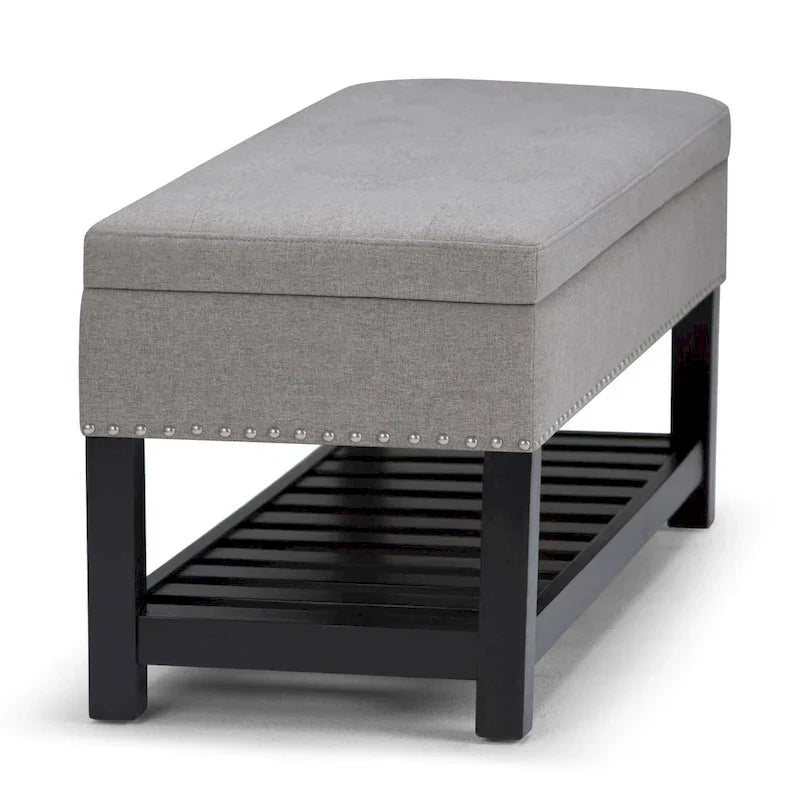 WYNDENHALL Riley banc ottoman rectangulaire 43 pouces de large - 43 W x 17 D x 19 H