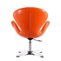 Manhattan Comfort Chaises pivotantes réglables en chrome (lot de 2)