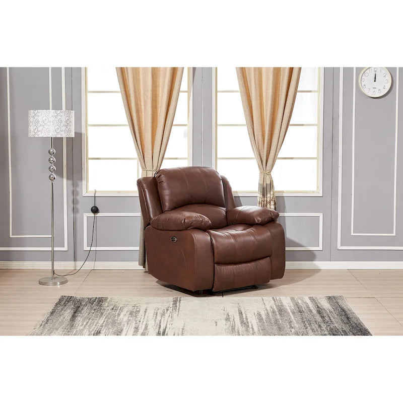 Fauteuil Inclinable Simple Électrique Betsy Furniture en Cuir Reconstitué 8018