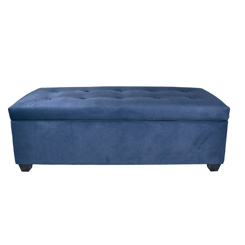 Banc de rangement en lin capitonné Sole Secret Obsession