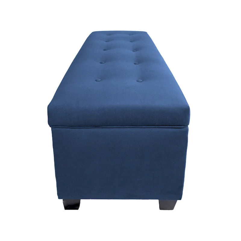 Banc de rangement en lin capitonné Sole Secret Obsession