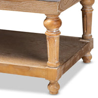 Banc de rangement moderne et rustique The Gray Barn Windy Ridge