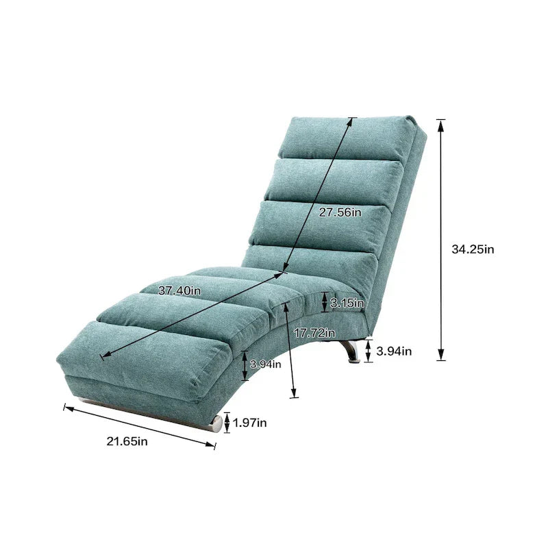Méridienne d'Intérieur Moderne, Chaise Longue