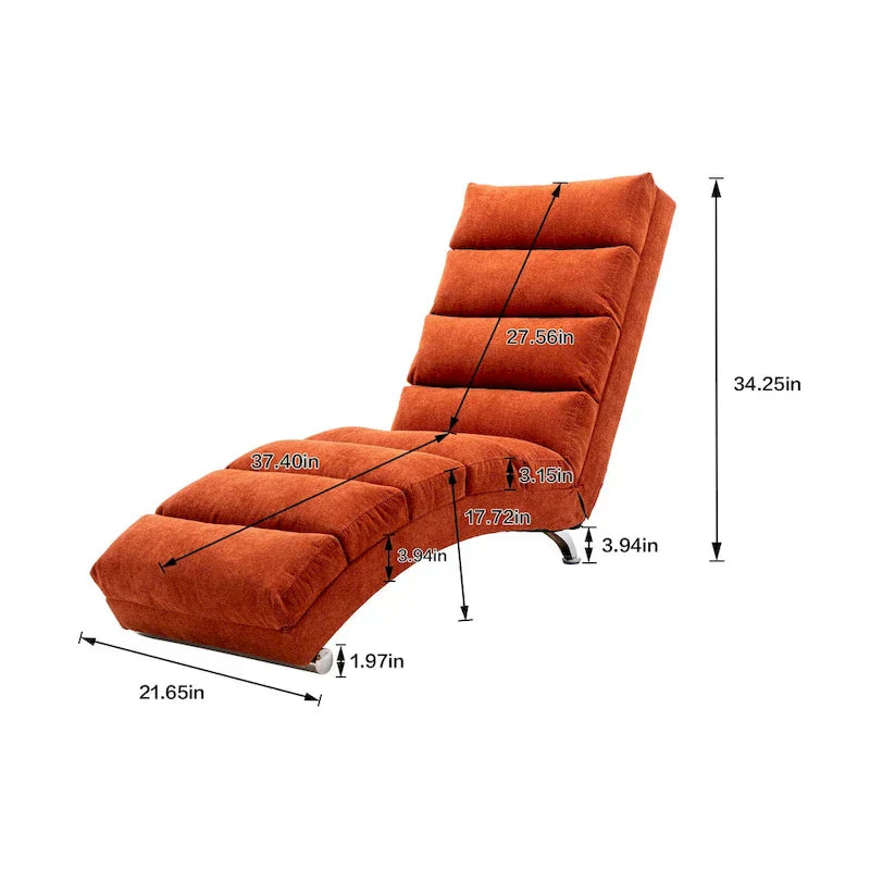 Méridienne d'Intérieur Moderne, Chaise Longue