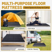 Matelas Futon Japonais Enroulable de Sol DoCred avec Sac de Rangement