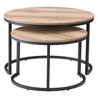 Lot de 2 tables basses gigognes