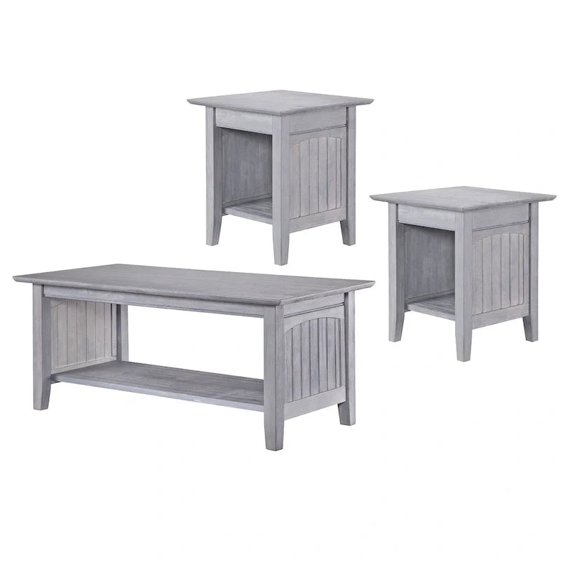 Ensemble de 3 tables basses AFI Nantucket