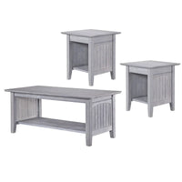 Ensemble de 3 tables basses AFI Nantucket