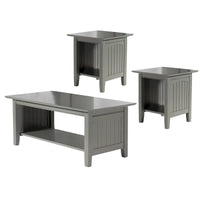 Ensemble de 3 tables basses AFI Nantucket