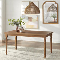 Ensemble de salle à manger 5 pièces Simple Living en bois brûlé