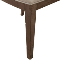 Chaise d'appoint à dossier capitonné rembourrée style ferme Americana (lot de 2)