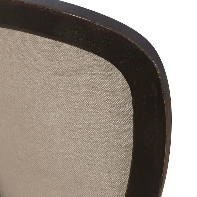 Chaise d'appoint à dossier capitonné rembourrée style ferme Americana (lot de 2)