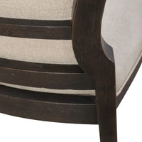 Chaise d'appoint à dossier capitonné rembourrée style ferme Americana (lot de 2)