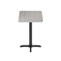Plateau de table rectangulaire stratifié 24 x 30 avec base de table hauteur 22 x 22 - 24L x 30P x 31,125H