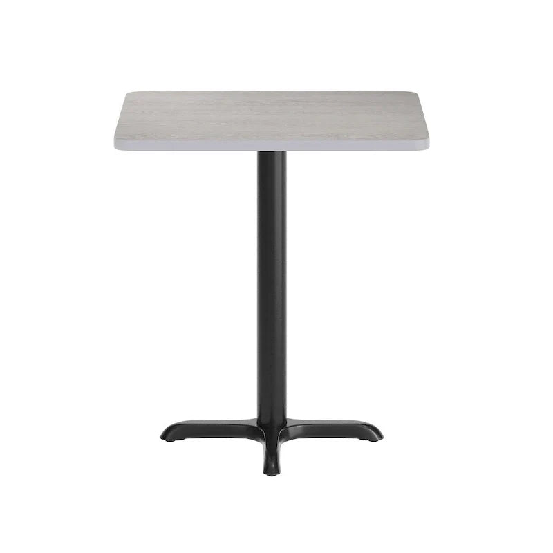 Plateau de table rectangulaire stratifié 24 x 30 avec base de table hauteur 22 x 22 - 24L x 30P x 31,125H