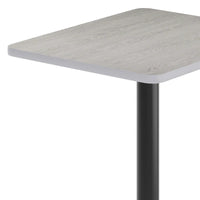 Plateau de table rectangulaire stratifié 24 x 30 avec base de table hauteur 22 x 22 - 24L x 30P x 31,125H