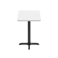 Plateau de table rectangulaire stratifié 24 x 30 avec base de table hauteur 22 x 22 - 24L x 30P x 31,125H