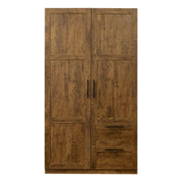 Armoire haute 70.87 pouces avec 2 portes, 2 tiroirs et 5 espaces de rangement