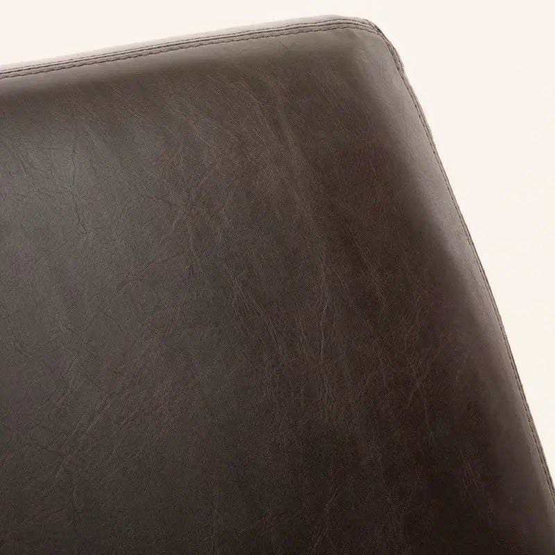 Chaise longue en cuir Finlay par Christopher Knight Home