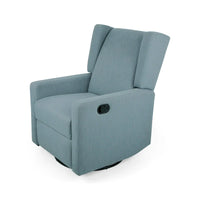 Fauteuil Inclinable Pivotant Rembourré Contemporain Hounker par Christopher Knight Home