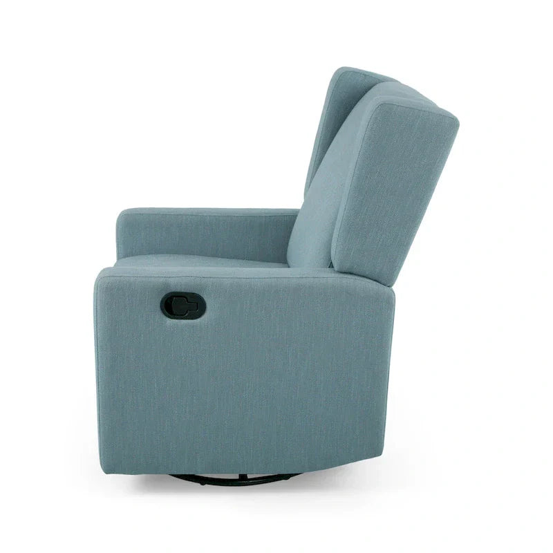 Fauteuil Inclinable Pivotant Rembourré Contemporain Hounker par Christopher Knight Home