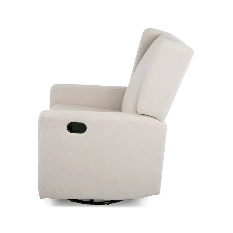 Fauteuil Inclinable Pivotant Rembourré Contemporain Hounker par Christopher Knight Home