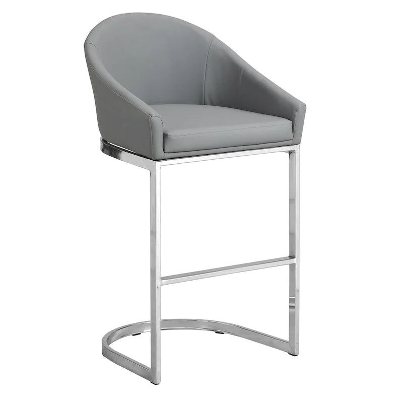 Tabouret de comptoir rembourré Siena 26 pouces