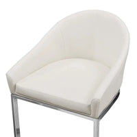 Tabouret de comptoir rembourré Siena 26 pouces
