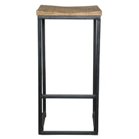 Tabouret sans dossier en bois et fer Jarrell de Carbon Loft