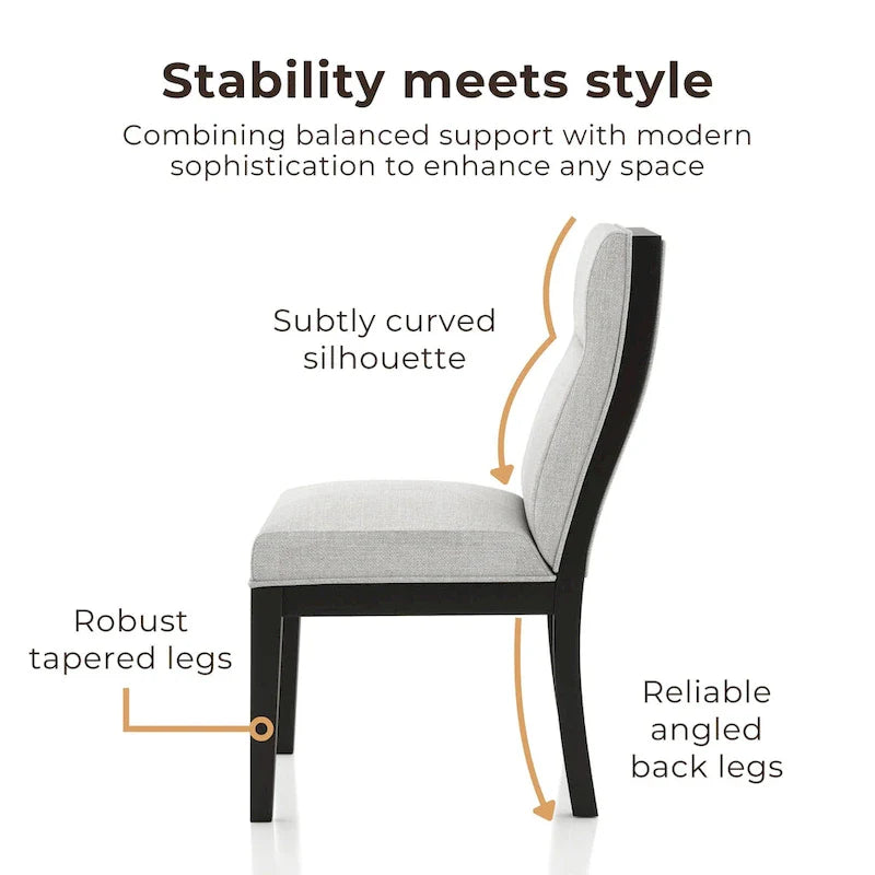 Chaises d'appoint rembourrées contemporaines Zibo de Furniture of America (Lot de 2)