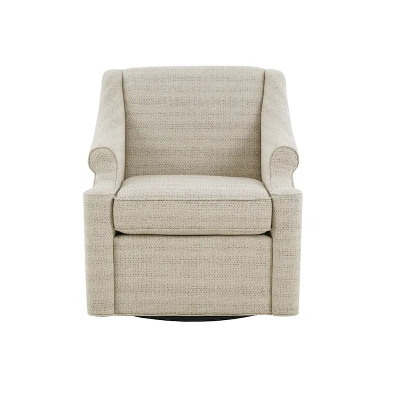 Madison Park Benton Fauteuil coulissant pivotant 360 degrés tan