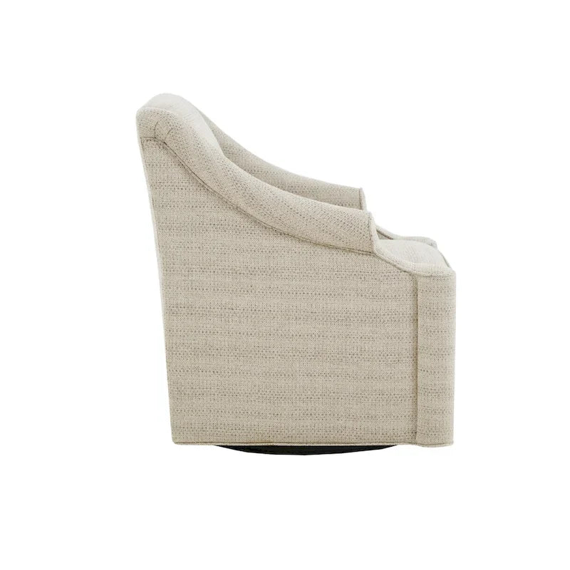 Madison Park Benton Fauteuil coulissant pivotant 360 degrés tan
