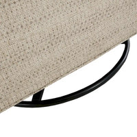 Madison Park Benton Fauteuil coulissant pivotant 360 degrés tan