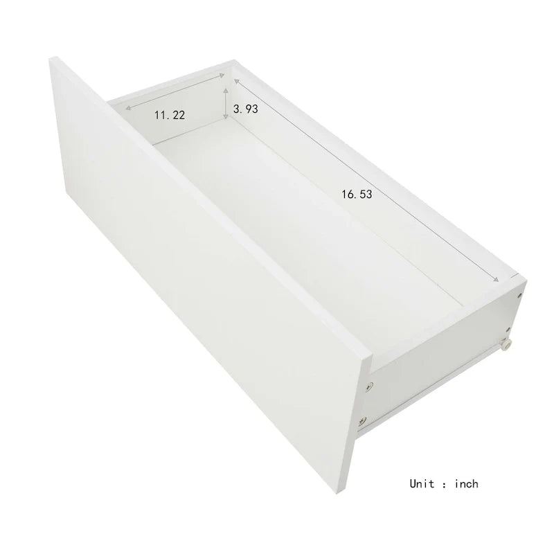 Meuble TV blanc Nestfair avec lumières LED pour téléviseurs jusqu'à 70 pouces