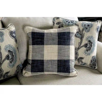 Ensemble de salon 2 pièces transitionnel en tissu ivoire Stormy Thistle par Furniture of America