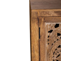Meuble TV d'appoint Marisol miel vieilli 4 portes de 188 cm