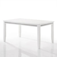 Ensemble de salle à manger luxueux 7 pièces à bandes diamant en cristal CraftPorch