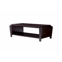 Table basse 1 étagère contemporaine marron 56 pouces Rafi par Furniture of America