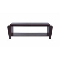 Table basse 1 étagère contemporaine marron 56 pouces Rafi par Furniture of America