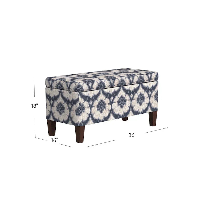 Banc de rangement décoratif Porch & Den Holman