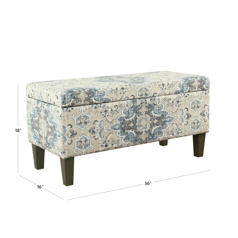 Banc de rangement décoratif Porch & Den Holman
