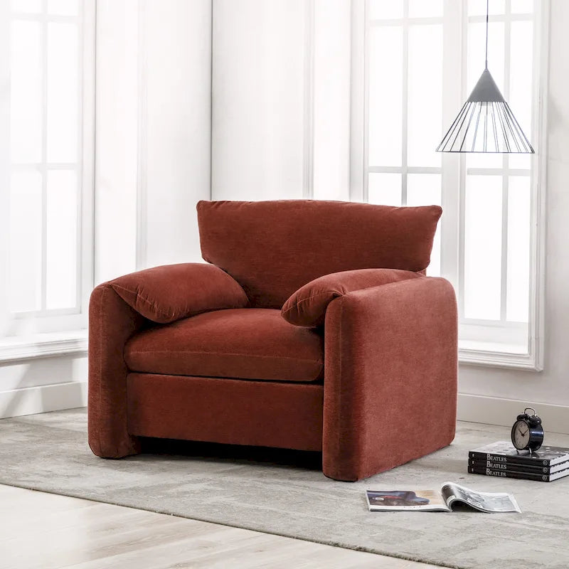Fauteuil d'appoint surdimensionné fauteuil