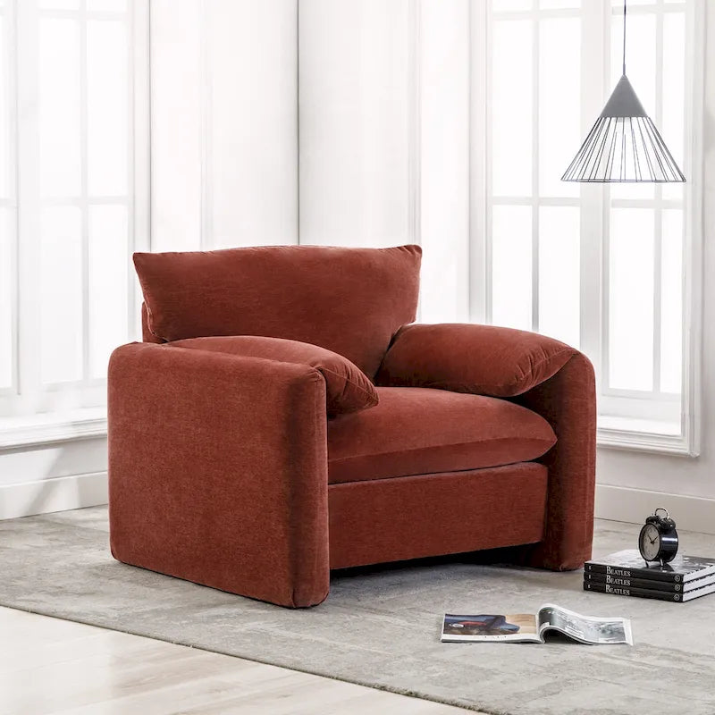 Fauteuil d'appoint surdimensionné fauteuil