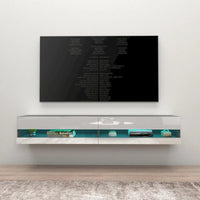 Meuble TV mural flottant Vigo 180 de 180 cm