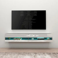 Meuble TV mural flottant Vigo 180 de 180 cm