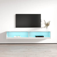 Meuble TV mural flottant Vigo 180 de 180 cm