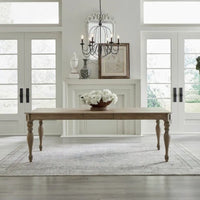 Table rectangulaire à pieds droits Magnolia Manor